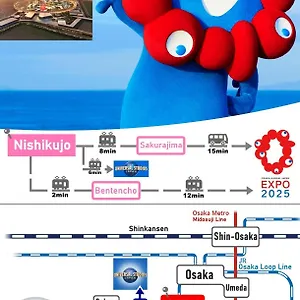 （日本中から大阪いらっしゃい２０２２）usjまで2駅 ティファニーブルーのかわいいお部屋 In Sakura 大阪市